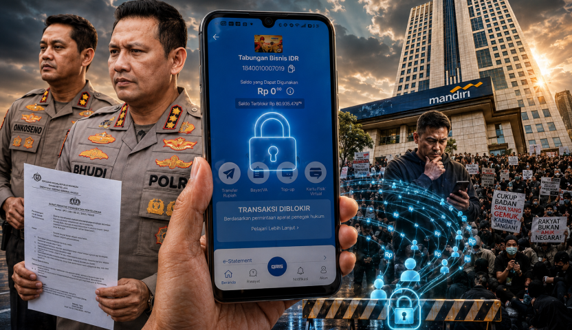 Pemblokiran Bank Mandiri